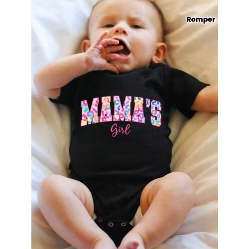girls mamas girl bodysuit newborn short sleeve romper mama - Temu