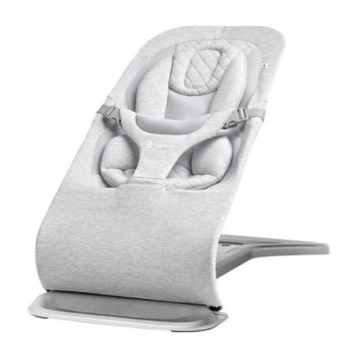 Ergobaby Evolve 3 in 1 Baby Bouncer in Cozy Knit - Light Gray