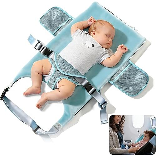 Toddler Airplane Bed, 1-12 Months Old Baby Travel Essentials for Flying, Portable Baby Airplane Bed for Flight, Suitable for Airplanes ﻿