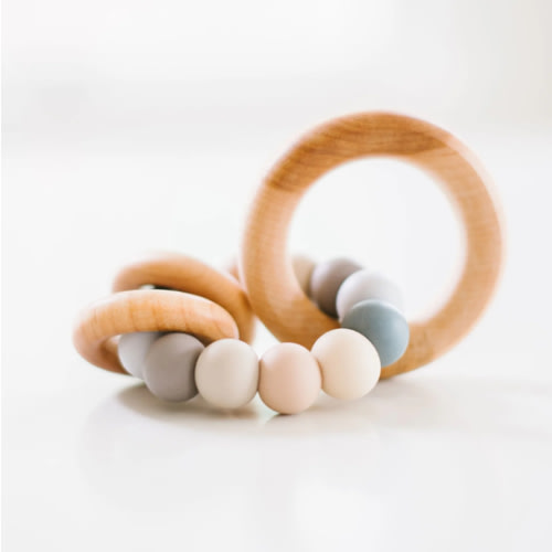 Saturn Ring Wooden Baby Teether