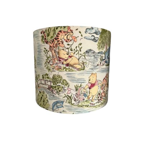 Lampshade Drum lampshade Winnie the Pooh lamp  lampshade nursery lampshade Piglet lamp childrens lampshade custom lampshade