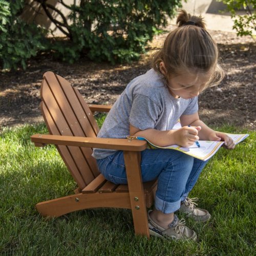 Cosima Kids 8.5'' Wood Outdoor Table Or Chair Chair and Ottoman