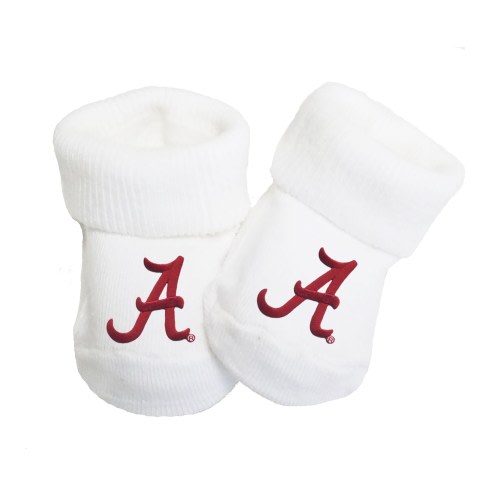 Future Tailgater Alabama Crimson Tide Officially Licensed Baby Sock Toe Booties