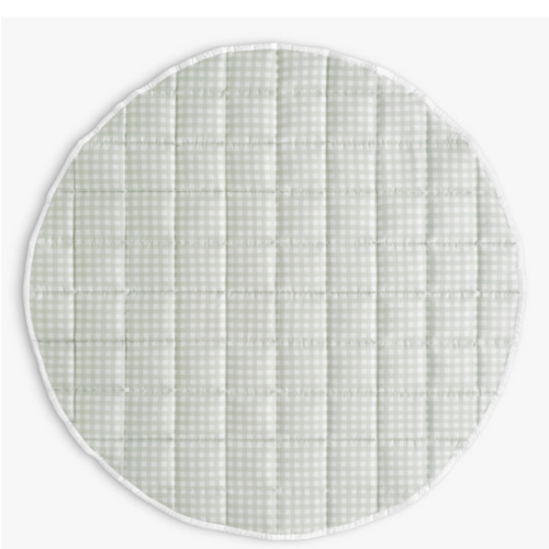 Picnic Gingham Play Mat - Green