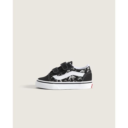 Toddler Old Skool V Shoe in Glow-in-the-Dark / Black | Vans