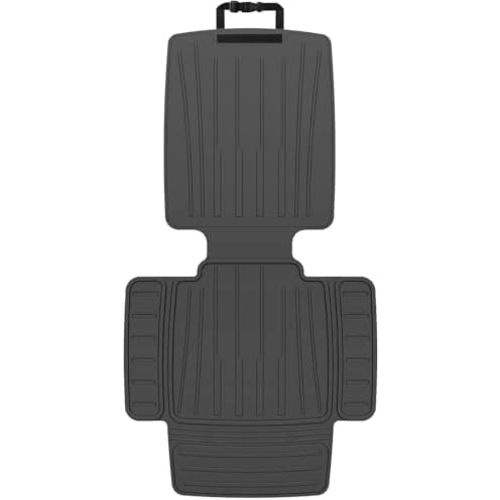 insefocc Car Seat Protector for Child Car Seat，TPE Waterproof & Anti-Slip （No Imprints）,carseat Protector car seat Cover Universal Fit for Baby & Pet Use, BPA-Free（Black -1 PC）