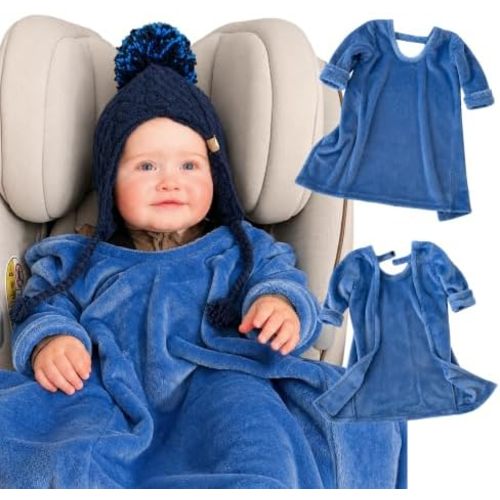 Buckle Me Baby Cozy Car Seat Blanket -Wearable Car Seat Blankets for Babies