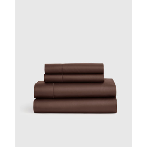 Signature Giza Cotton Sateen Sheet Set in Dried Sage