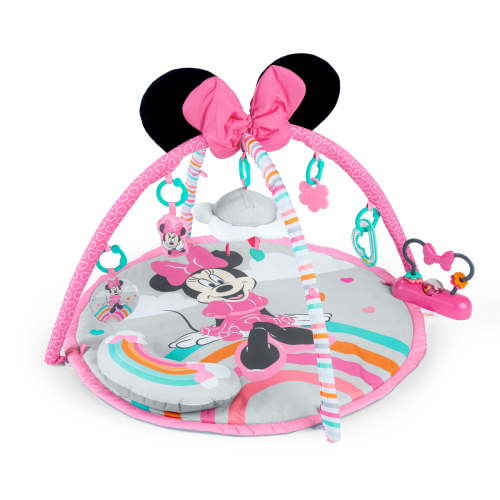 Bright Starts Disney Baby MINNIE MOUSE Forever Besties Activity Gym, Pink, Newborn+