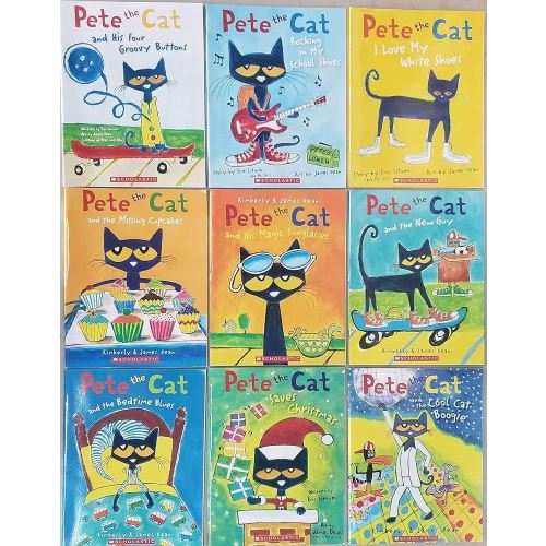 Pete the Cat 1- 9 Book Set