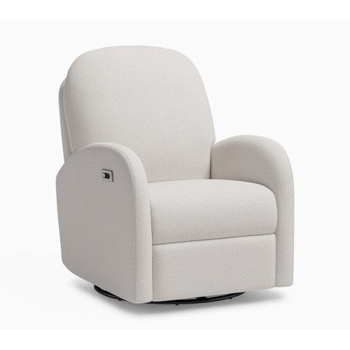 Claiborne Power Recliner Heathered Chenille Pebble