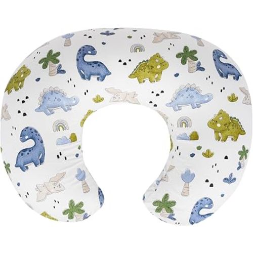 Nursing Pillow & Breastfeeding Pillow – Ergonomic C-Shape for Breastfeeding & Bottle Feeding, Standard Size Breathable with Washable Cover, Hypoallergenic,Tummy Time & Sitting Support (0-12Months)