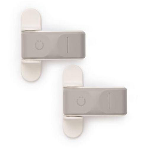 Ubbi Pinch Child Safety Nets and Guards Plastic 3" Taupe - 2pk