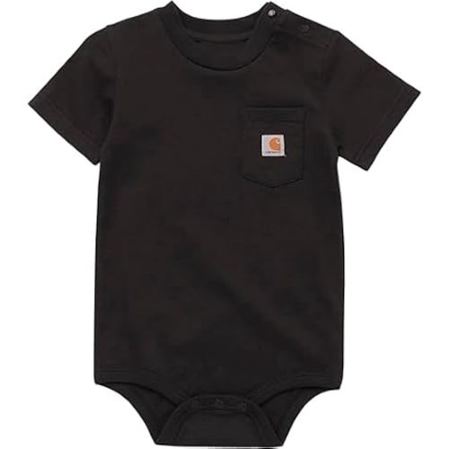 Carhartt unisex-baby Short-Sleeve Bodysuit