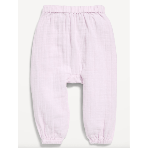 Double-Weave Pants for Baby, Lilac Ice, 6-12 months