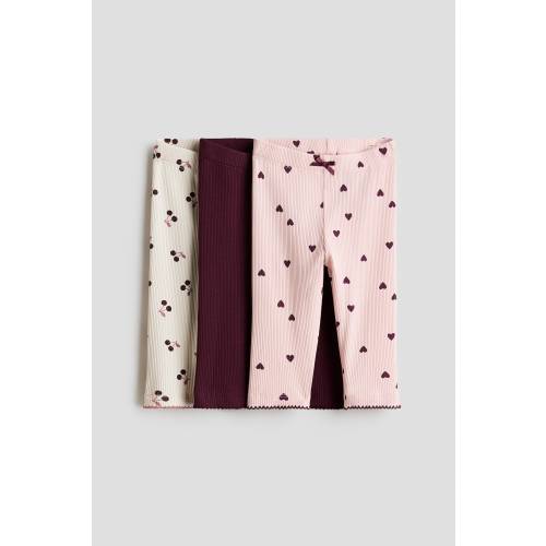 3-PACK COTTON LEGGINGS