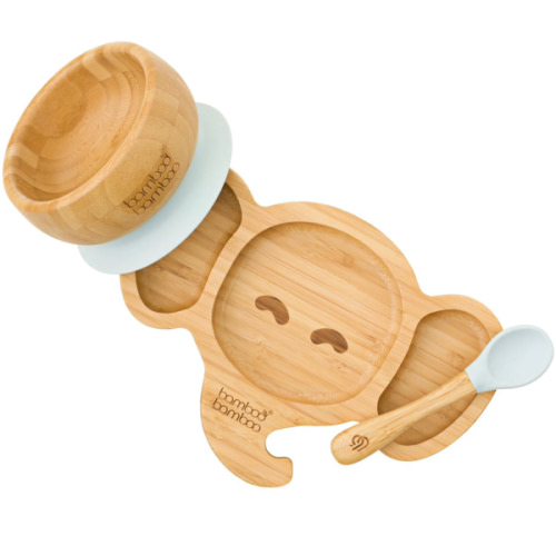 Elephant Plate and Bowl Bundle Gift Set