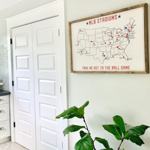 17 Stories Mlb Stadium Map Pinboard & Reviews | Wayfair