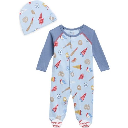 Baseball Footie & Cap Set