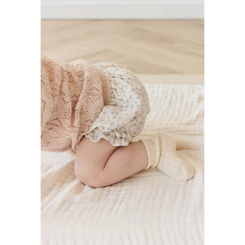 Organic Cotton Frill Bloomer - Penelope Evening Haze – Jamie Kay USA