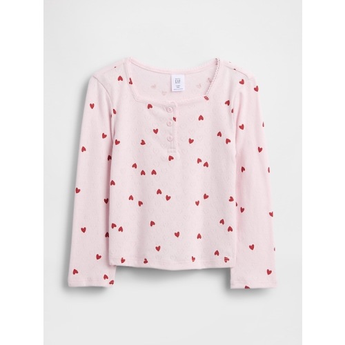 Baby & Toddler Pointelle Henley Top
