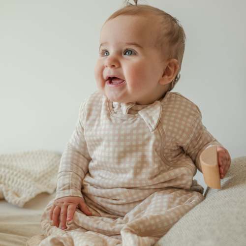 Gingham Bamboo Sleep Sack