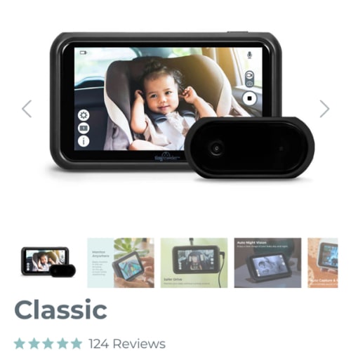 Tiny Basic - HD Baby Car Camera Monitor System - Tiny Traveler