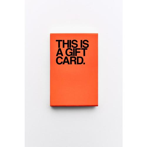 GIFT CARD (PHYSICAL) - Orange | ZARA United States