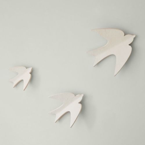 Joseph Altuzarra Mounted Papier-Mache Birds (Set of 3)