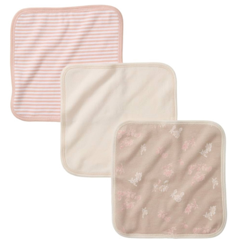 Burt's Bees Baby Infant Washcloths, 100% Organic Cotton, Soft and Super Absorbent Knit Terry & Woven Terry Wash Cloth