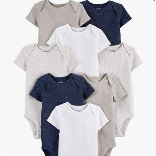 Simple Joys by Carter's Unisex-Baby 8-Pack Short-Sleeve Bodysuit