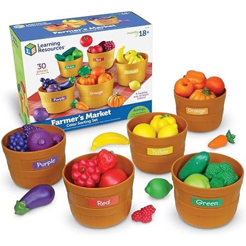 Learning Resources Farmer's Market Color Sorting Set