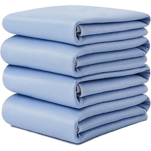 4 Pack 36" x 38" Large Absorbency Incontinence Bed Pads - Quick Drying Washable and Reusable Underpads for Kids, Adults, Elderly Dogs and Pets, Pee Mattress Protective Pad for Bed, Couch, Sofa, Floor