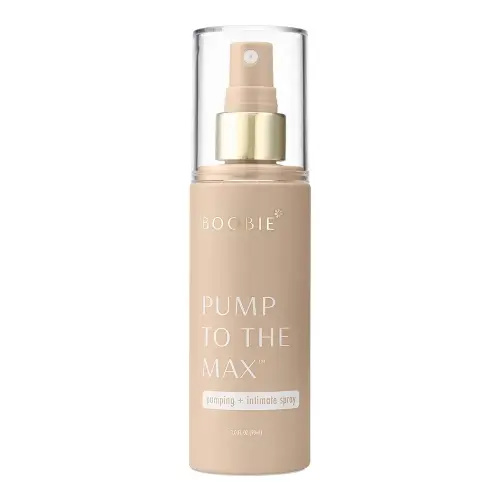 Boobie Pump to the Max Hands-free Dual-Purpose Breast Pumping & Intimate Spray | Increase Milk Supply & Ease Postpartum Discomfort During Pumping & Intimacy | Pregnancy & Beyond, 3 oz