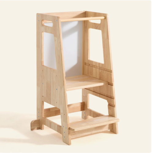 HARPPA Nordo | Safe & Stable Montessori Toddler Kitchen Wooden Tower - Perfect for Cooking & Learning, Counter Helper, Kitchen Tower, Gift for 2 Year Old