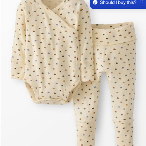 Baby Pointelle Crossover Bodysuit & Pants Set | Hanna Andersson