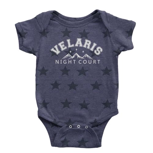 The Pxv Velaris Night Court Squad Starfall Infant One-Piece Bodysuit, Soft Cotton
