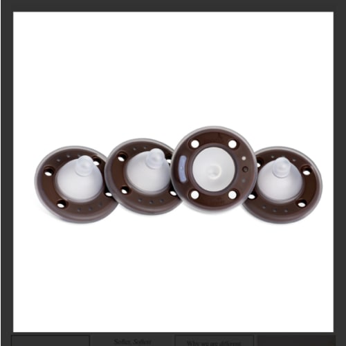 Ninni Pacifier- Cocoa 4 Pack Pacifier – Ninni Co