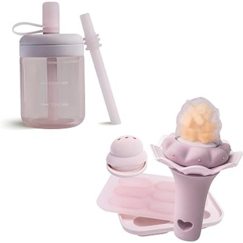 Moonkie Baby Straw Cup & Fruit Feeder, Bundle