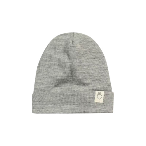 Newborn merino wool/silk hat in Steel - $12.99 - Dilling