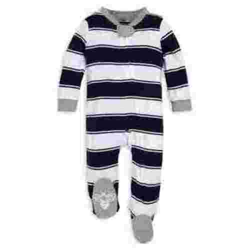 Burt's Bees Baby Organic Cotton Baby Boy One Piece Sleep 'N Play, Sizes Newborn-6/9 Months