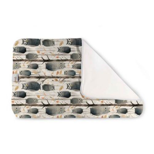 Kanga Care Reusable Absorbent & Waterproof Changing Pad 24" x 15" - Hoot Blue