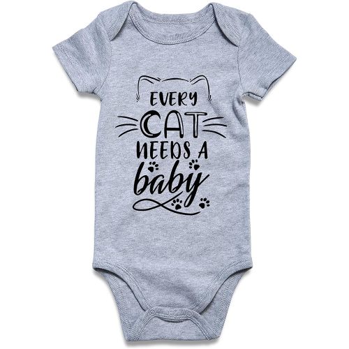 Funnycokid Baby Boys Girls Bodysuit Funny Newborn Romper Short Sleeve Infant Neutral Outfits 0-12 Months