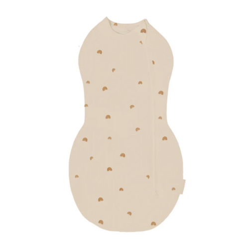 Warm Swaddle Sack Comforter - Large, Color: Tan Rainbows