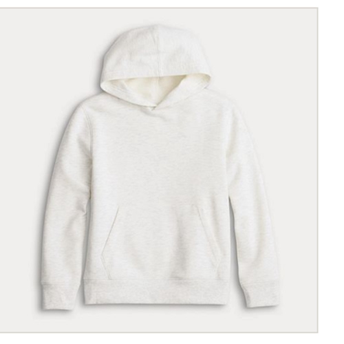 Tek Gear® Ultra Soft Fleece Pullover Hoodie (oatmeal Heather size 10/12 M)