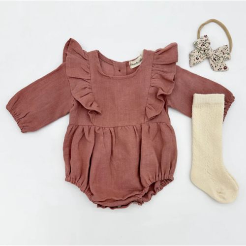 Victorian Pink Gabriella Romper Set – Olive and Cradle