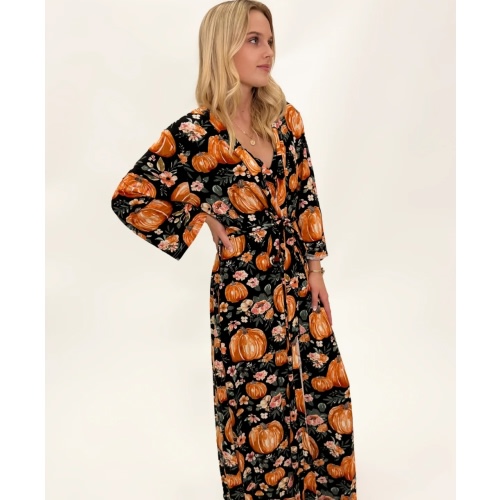 Robes in Harvest Floral – Lila