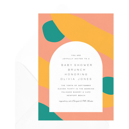 Bright Pops Baby Shower Invitation
