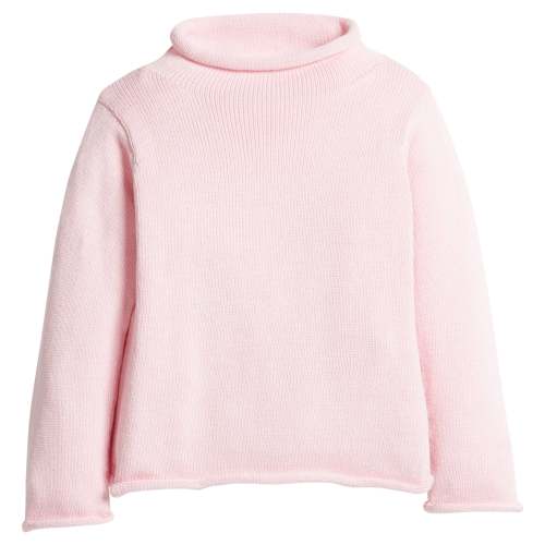 Roll Neck Sweater - Light Pink