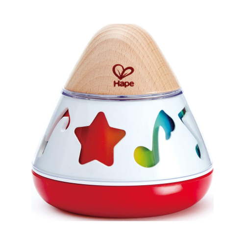 Hape Rotating Spin & Play Baby Music Box for Newborns